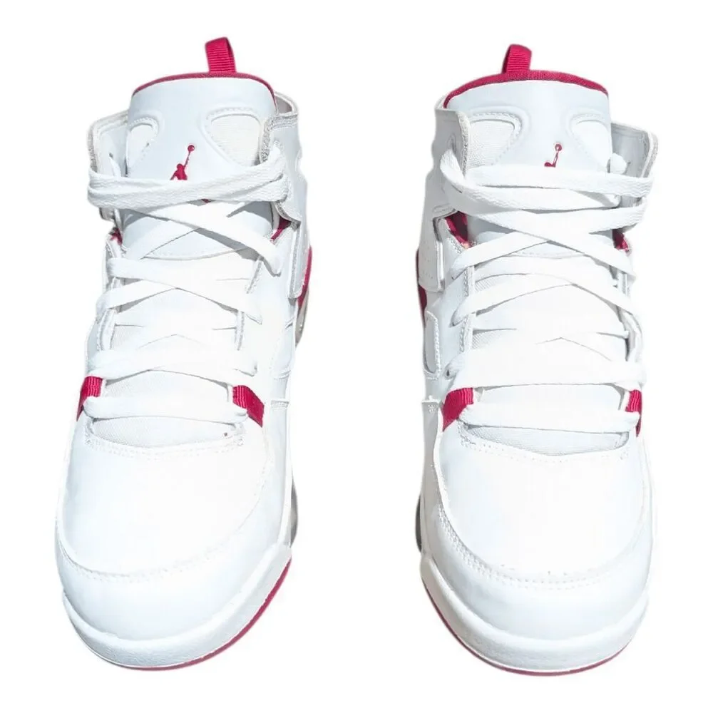 NIKE Air Jordan Fight Club 91 'White Pure Platinum Sail Mystic Hibiscus' Size 6Y